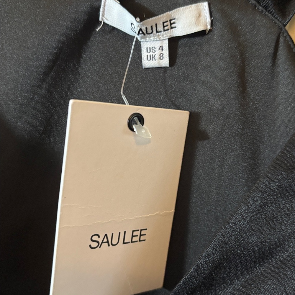 Sau Lee Elegant Black Dress - Picture 3 of 9